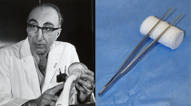 Debakey forceps: Michael Ellis Debakey 