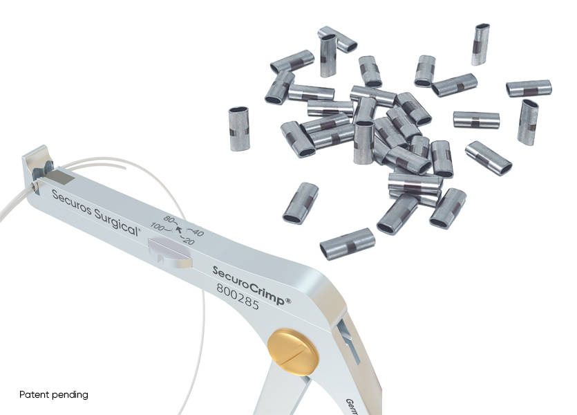 SecuroCrimp Crimping Device and slim crimps