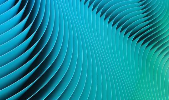 blue and green abstract